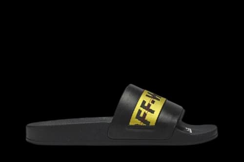 Off-White Sliders 'Black Yellow'