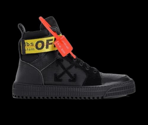 OFF-WHITE Industrial Hi Top Black