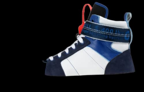 Off-White Industrial Belt Hi Top Blue