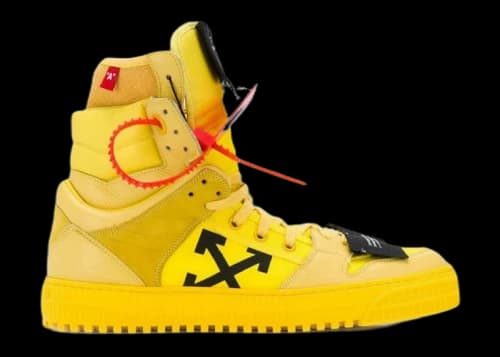 Off-White Off Court High Top Yellow