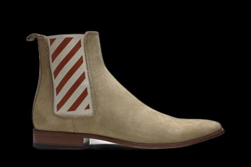 Off-White Diagonals Chelsea Boot 'Beige'