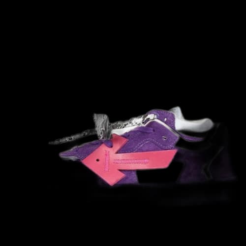 Off-White Floating Arrow Low-Top Sneakers 'Purple Pink White'