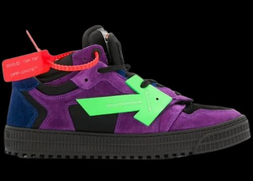 Off-White Off Court Low Top Purple Green