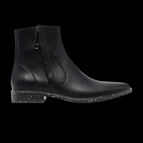 Off-White Zip-Up Paperclip Ankle Boot 'Black'