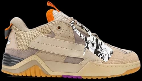 OFF-WHITE Zip-Tag Low-Top Beige