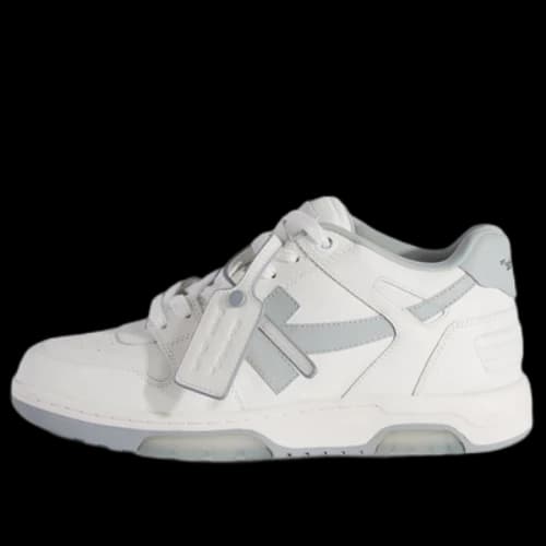 Off-White Out Of Office Leather Sneakers 'Grey White'