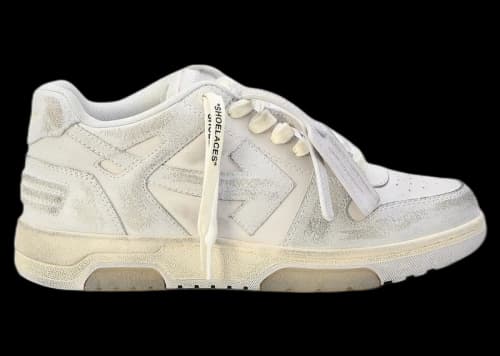 OFF-WHITE Out Of Office OOO Vintage Low Tops White White