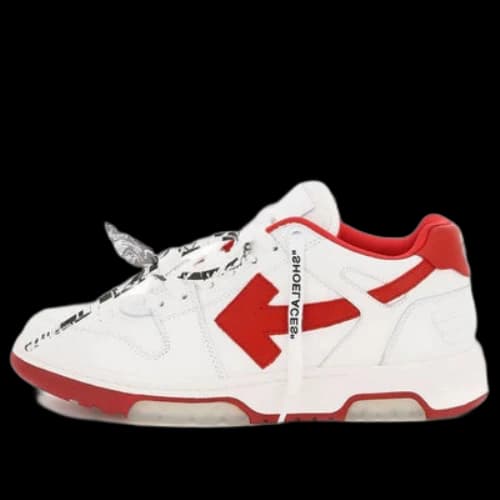 Off-White Out of Office 'White Red'