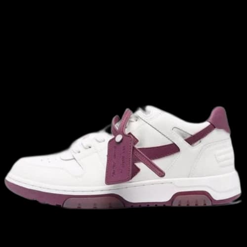 Off-White Out Of Office Low-Top Sneakers Deep-Wine 'Red White'
