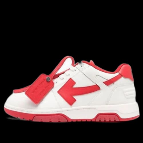 Off-White Out Of Office Low-Top Sneaker 'White Red'
