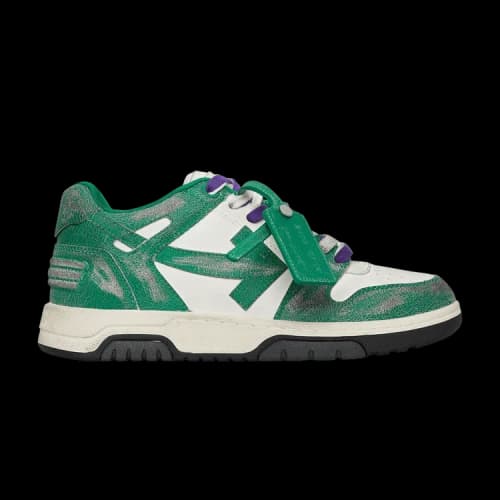 Off-White Out of Office Vintage Leather 'White Green'