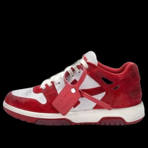 Off-White Out Of Office Vintage Suede 'Red White'
