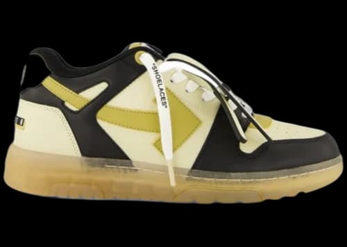 OFF-WHITE Out Of Office OOO Low Tops Sand Golden Brown