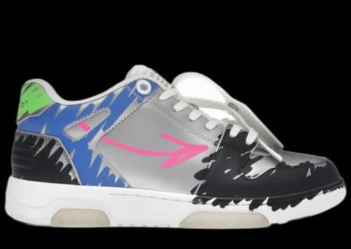 OFF-WHITE Out Of Office "OOO" Low Tops BSTROY