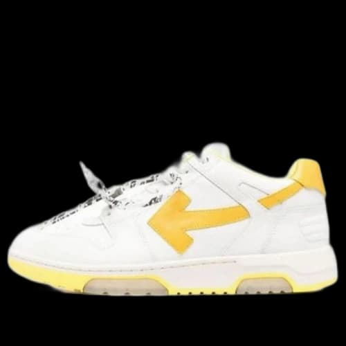 Off-White Out Of Office Sneakers Leisure Shoes White/Yellow