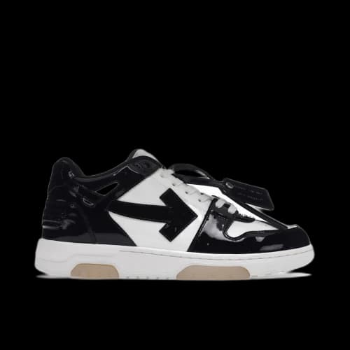 Off-White Out of Office Low Top Patent Black White