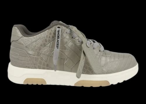 OFF-WHITE Out Of Office OOO Low Tops Sand Croc