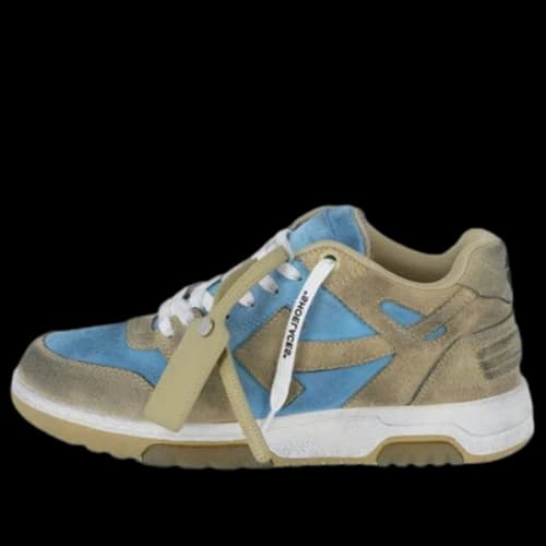 Off-White Out Of Office Low-Top Sneakers 'Blue Olive Green'