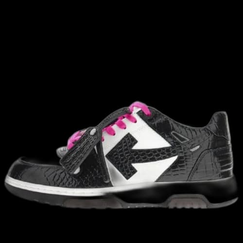 Off-White Out Of Office Low-Top Sneaker 'Black White Purple'