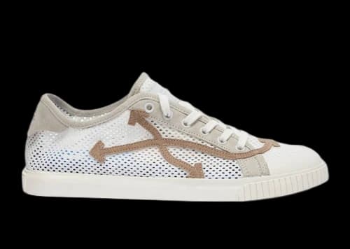 OFF-WHITE New Low Vulcanized Meshnet White Beige