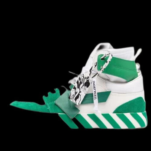 Off-White Vulcanized High-Top 'Green White'