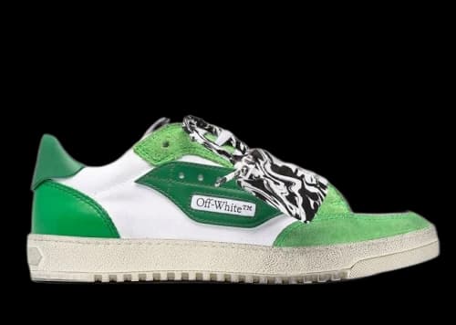 OFF-WHITE Vulcanized 5.0 Low Top White Green