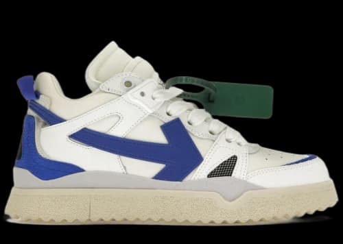 OFF-WHITE Sponge Mid Top White Blue