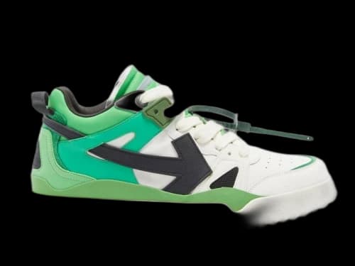 OFF-WHITE Sponge Mid Top White Green