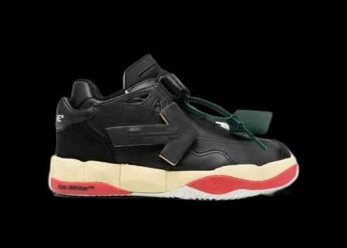 OFF-WHITE Low Top Puzzle Couture Black Red
