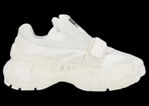 OFF-WHITE Glove Slip On White Leather