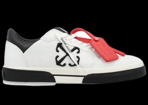 OFF-WHITE New Low Vulcanized White Black