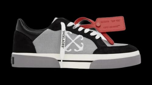 Off-White New Low Vulcanized Grey Black