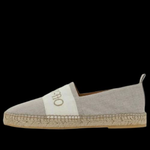 Off-White Bookish Linen Espadrillas 'Light Beige White'