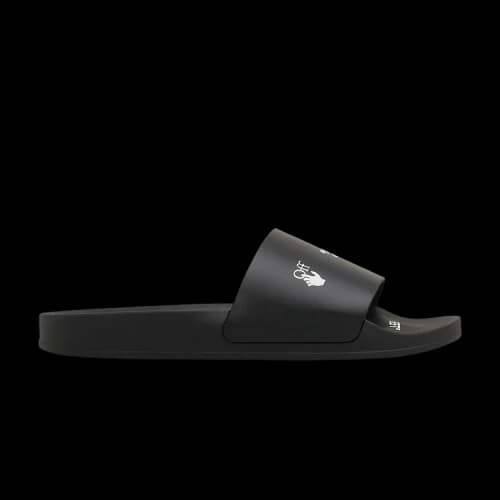 Off-White Logo Print Slide 'Drowning Man - Black'
