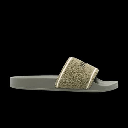 Off-White Logo Sliders 'Towel - Khaki'