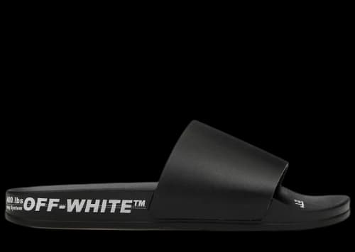 OFF-WHITE Industrial Belt Slides Black White