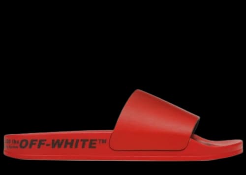 OFF-WHITE Industrial Belt Slides Red Black