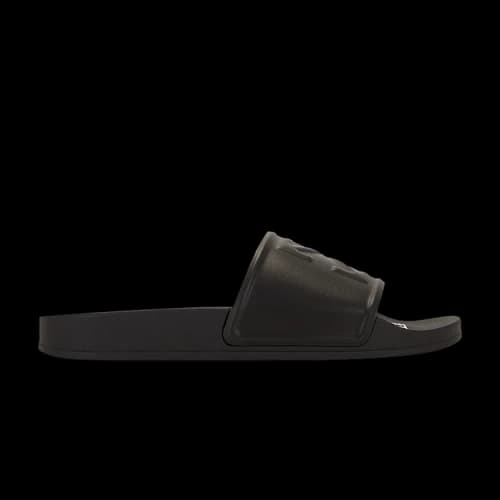 Off-White Logo Print Slide 'Black Embossed'