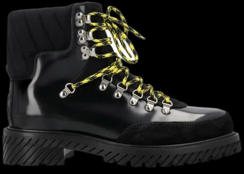 OFF-White Gstaad Lace Up Boot Black