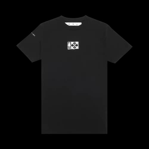 Off-White Arrows Pattern Printing Short Sleeve Black