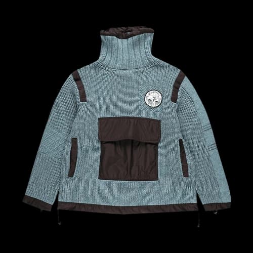 Off-White Duality Smoked Anorak 'Blue'