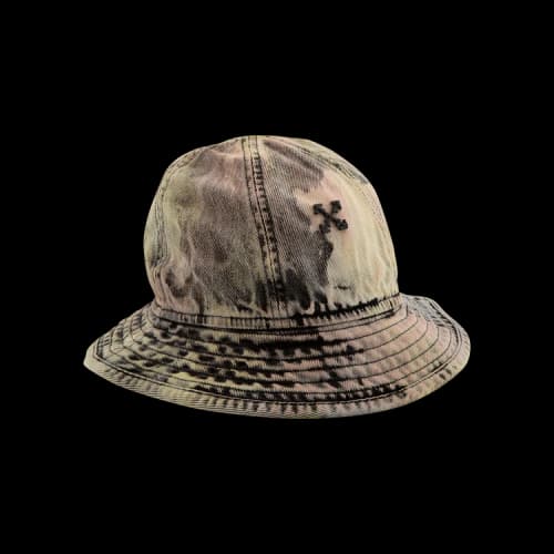 Off-White Ev Denim Pocket Bucket Hat 'Grey Metal'