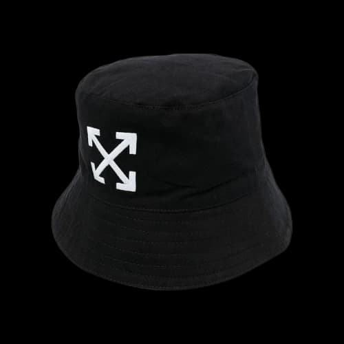 OFF-WHITE Arrows Bucket Widebrim Hat Black