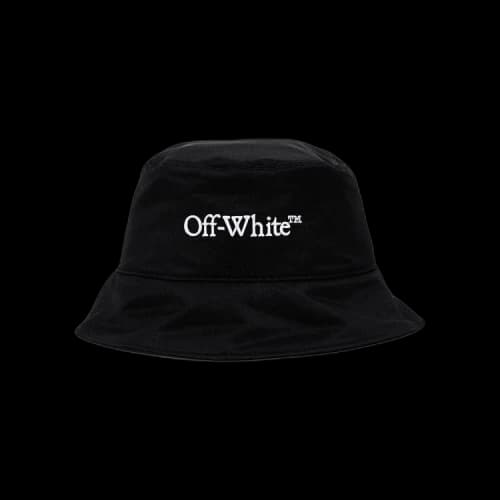 OFF-WHITE Bookish Bucket Hat Black/White