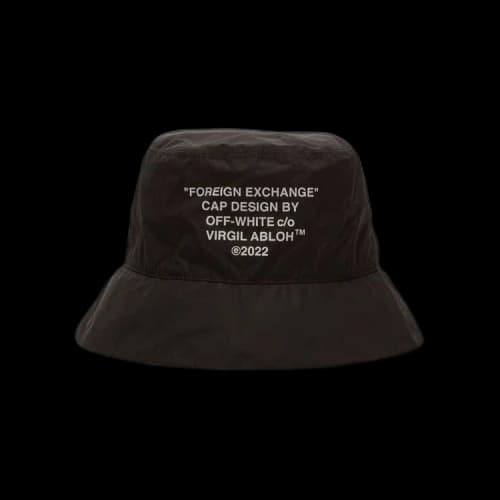 Off-White Foreign Exchange Bucket Hat 'Black/White'