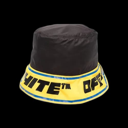 Off-White Indust Bucket Hat 'Black/Yellow'
