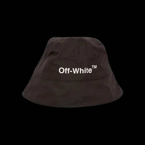Off-White Helvet Packable Bucket Hat 'Black/White'