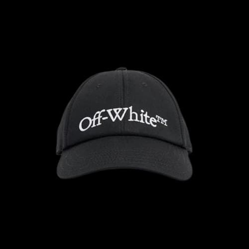 Off-White Drill Bookish Baseball Cap 'Black/White'
