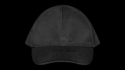 OFF-WHITE Monotone Logo Cap Black