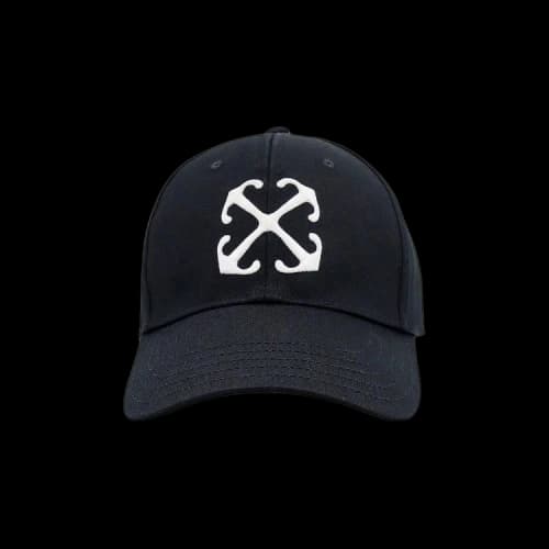 Off-White Drill Off Stamp Baseball Cap 'Black/White'